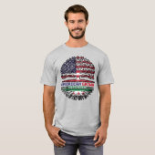 アメリカで育まれたシリアのルーツ Tシャツ (正面フル)
