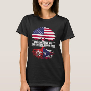 アメリカで育まれた旗の伝統 香港ボリクア Tシャツ