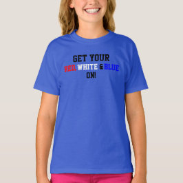 アメリカで赤白を手に入れる Tシャツ
