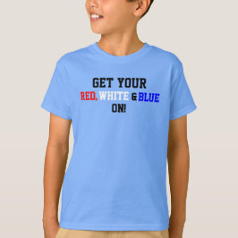 アメリカで赤白を手に入れる Tシャツ