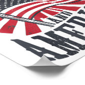 アメリカとイエスを愛し、アメリカ国旗を愛すジュウ4世 ポスター (角)