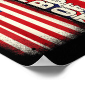 アメリカとイギリス ハーフ USA+UK フラグ ポスター (角)