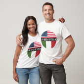 アメリカとイタリアの国旗の僕もその中の一人 Tシャツ (ユニセックス)
