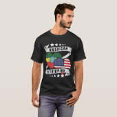 アメリカとエチオピアのシャツ Tシャツ (正面フル)