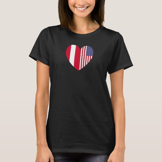 アメリカとオーストリアの永遠の友情 Tシャツ (正面)