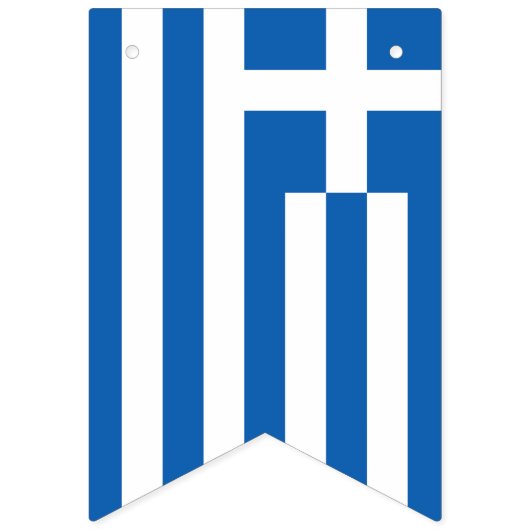 アメリカとギリシャ国際的の結婚式 バンティングフラッグ (第2の旗)