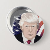 アメリカとトランプ大統領を祝おう #30 缶バッジ (正面&裏面)