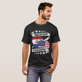 アメリカとパラグアイのシャツ Tシャツ (正面フル)