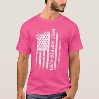アメリカとメンス最高のの父の日が続くポップ・アートの。 Tシャツ