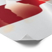 アメリカと兵士を祝福する愛国神 ポスター (角)