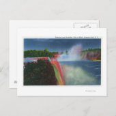 アメリカと馬蹄形の滝照明 ポストカード (正面/裏面)