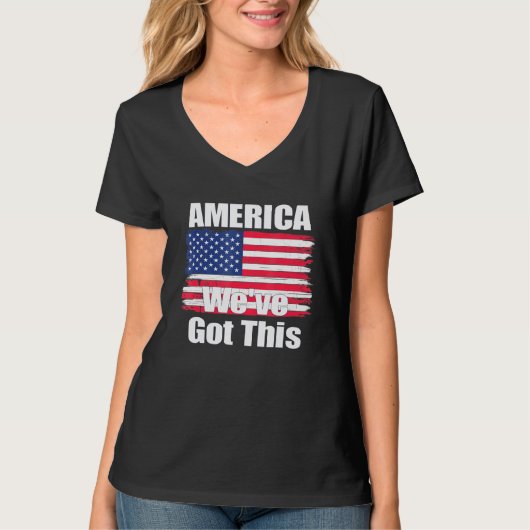 アメリカならできる Tシャツ (正面)