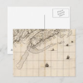 アメリカにおけるイギリス帝国の地図シート7 ポストカード (正面/裏面)