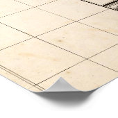 アメリカにおけるイギリス帝国の地図12 ポスター (角)