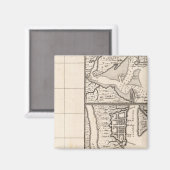 アメリカにおけるイギリス帝国の地図12 マグネット (正面/裏面)