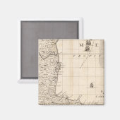 アメリカにおけるイギリス帝国の地図13 マグネット (正面/裏面)