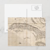 アメリカにおけるイギリス帝国の地図14 ポストカード (正面/裏面)