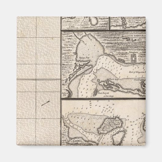 アメリカにおけるイギリス帝国の地図16 マグネット (正面)