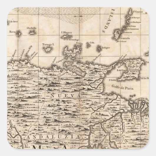 アメリカにおけるイギリス帝国の地図19 スクエアシール (正面)