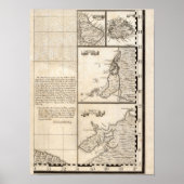 アメリカにおけるイギリス帝国の地図20 ポスター (正面)