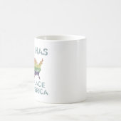 アメリカには憎しみは無い コーヒーマグカップ (中央)