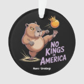 アメリカには王はいない我々は人民の政治おもしろい家だ オーナメント (正面)