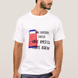 アメリカにチーズ切札のおもしろいなユーモアに再度火格子を付けさせま Tシャツ