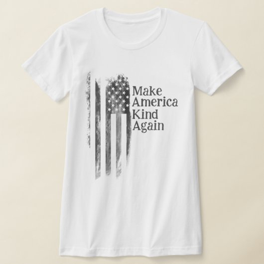 アメリカに優しさをもう一度 Tシャツ (レイダウン)