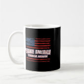 アメリカに再び思考を コーヒーマグカップ (左)