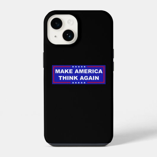 アメリカに再び思考を iPhoneケース (裏面)