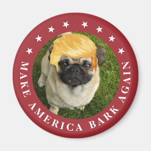 アメリカに切札の毛を搭載するあなたの犬 を再度吠えさせます マグネット