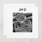 アメリカに参加(すべての行事)招待状（カクテル） 招待状 (正面/裏面)