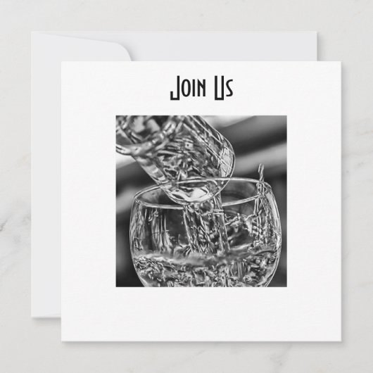 アメリカに参加(すべての行事)招待状（カクテル） 招待状 (正面)