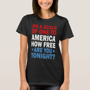 アメリカに対して自由な尺度でトニさん Tシャツ