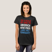 アメリカに対して自由な尺度でトニさん Tシャツ (正面フル)
