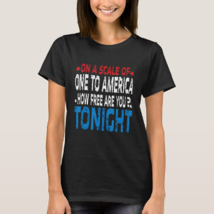 アメリカに対して自由な尺度でトニさん Tシャツ
