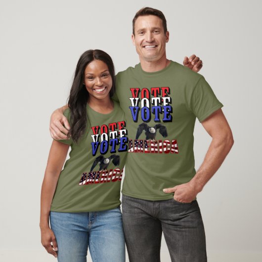 アメリカに投票 Tシャツ (ユニセックス)