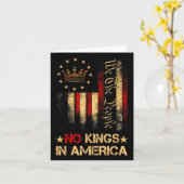 アメリカに王はいない我々は人民の政治のシャツ カード (黄色い花)