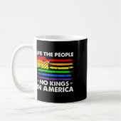 アメリカに王はいない我々は人民の政治のシャツ コーヒーマグカップ (左)