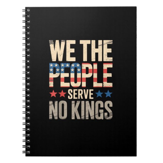 アメリカに王はいない。私たち人民 ノートブック (正面)