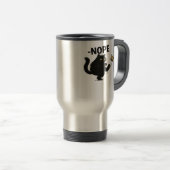 アメリカに王はいない - 面白い政治ミーム トラベルマグ (正面右)