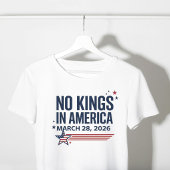 アメリカに王はいない 2026年3月28日 Tシャツ