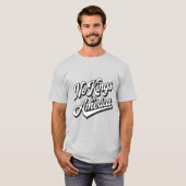 アメリカに王はいない Tシャツ (正面フル)