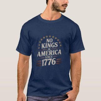 アメリカに王はいない Tシャツ