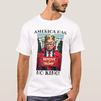 アメリカに王はいない Tシャツ