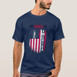 アメリカに王はいない Tシャツ