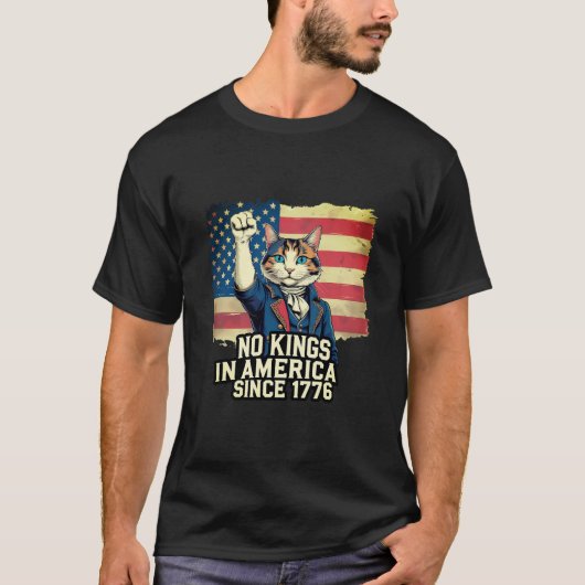 アメリカに王はいない Tシャツ (正面)