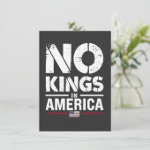 アメリカに王はいらない 愛国的なアメリカ国旗 招待状 (スタンド正面)