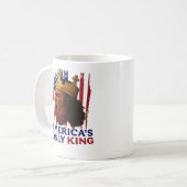 アメリカに王はなし コーヒーマグカップ (正面左)