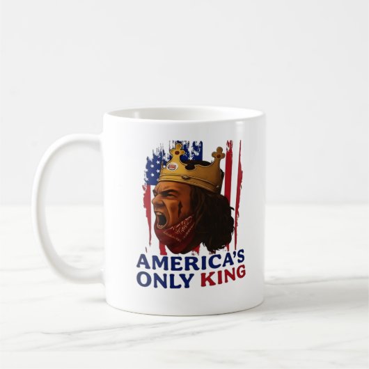 アメリカに王はなし コーヒーマグカップ (左)